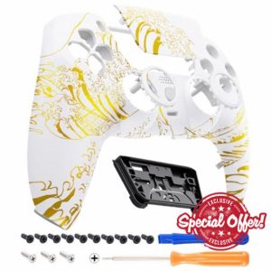 eXtremeRate LUNA Redesigned Front Shell Touchpad Compatible with ps5 Controller BDM-010 020 030 040