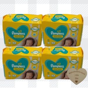 96 Pampers Size 0 Nappies