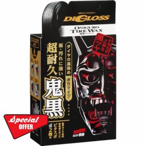 SOFT99 Digloss Black Devil Tire Wax - Tyre Wax & Preserver with Deep Black Shine
