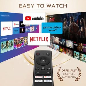 NetfIix Officially & DoIby Audio Mini Projector with Auto Focus & Keystone