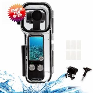 HAFOKO 50M (164ft) Osmo Pocket 3 Waterproof Case Housing Protective Underwater Dive Housing Shell Osmo Pocket 3 Accessories for DJI Osmo Pocket 3