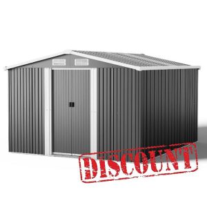 XEMQENER Large Garden Storage Shed with Base