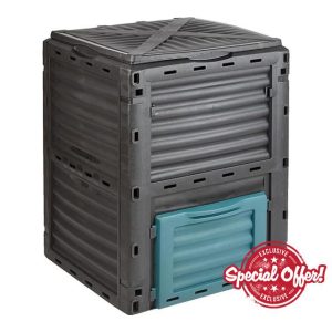Easylife Garden Compost Bin with Hinged Trap Door