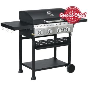 Outsunny 4+1 Gas Burner Grill