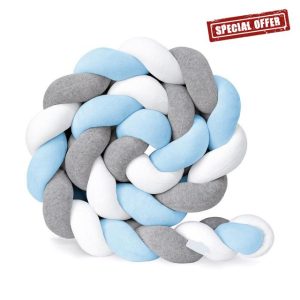 AmphaDeco Braided Pillows Knotted