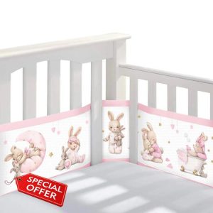 xinwanhong Breathable Cot Bumper