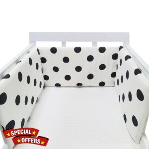 AmphaDeco Breathable Crib Bumper