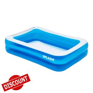 SPLASH! Inflatable Rectangular Pool - Durable Vinyl