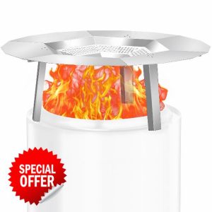Heat Deflector for Solo Stove Bonfire 19.5""-Heat Plate for Fire Pits