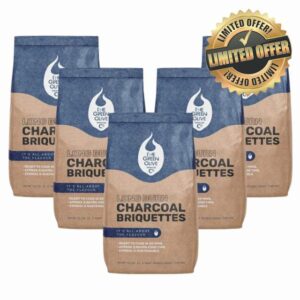 Long Burn BBQ charocal Briquettes ideal for charcoal barbecues & firepits | All natural | Consistent temperatures | long burning (5)