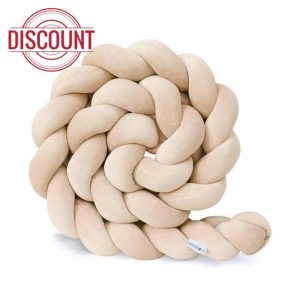 AmphaDeco Braided Pillows Knotted