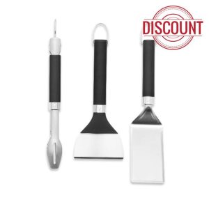 Weber 3400074 3-Pc. Portable Griddle Tool Set - Quantity 1