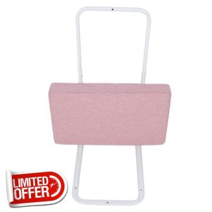 BSTCAR Kids Bed Rail Bumpers Safety Sleep Side Rail Guard Universal Adjustable 40-60cm Bed Rail Guard for Toddler Crib Beds (Pink)