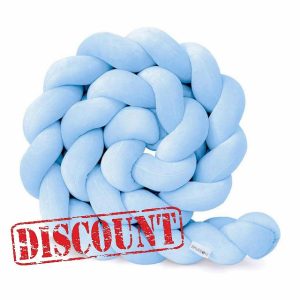 Homesally Braided Cot Bumpers For Cot Bed