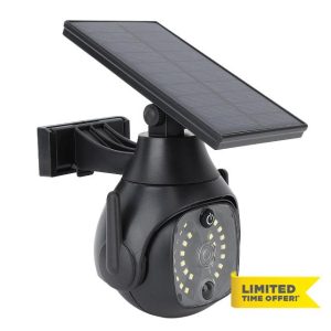 Fockety Solar Powered Fake Security Camera