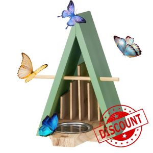 Butterfly House Butterfly Feeder for Outdoors - Wooden Butterfly Houses for Garden Decoration
