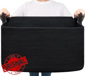 TIMEYARD Braided Laundry Basket