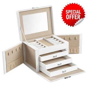 SONGMICS 4-Tier Jewellery Box