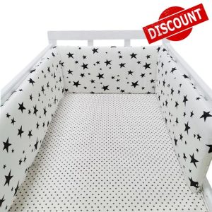 AmphaDeco Breathable Crib Bumper