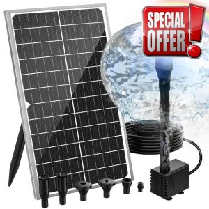 AMZtime 15W Solar Water Fountain