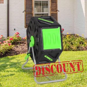 Rantry Tumbling Composter 60x43x74 cm 70 L Polypropylene Composters