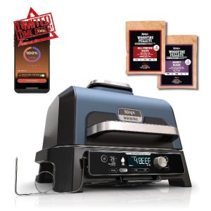 Ninja Woodfire Pro Connect XL Electric BBQ Grill & Smoker with App Control