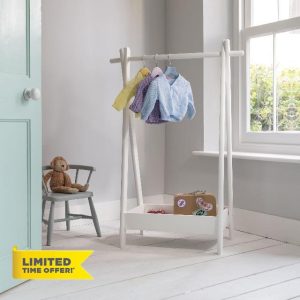 Noa and Nani Orvar Clothes Rack Organiser in Classic White