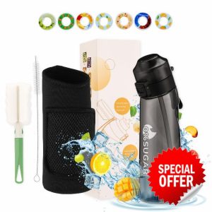 ELITE DYNAMIC 11 pcs Air Water Bottle Set with 7 Different Flavor Pods