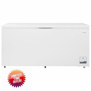 electriQ 500 Litre Chest Freezer - White