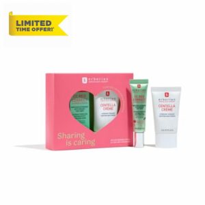 Erborian - Anti-Redness Duo - CC Red x Centella Cream Face Care Set - CC Red Correct 15ml + Centella Cream 20ml - Korean Cosmetic Care