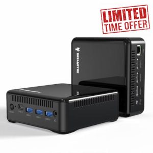 Mini PC Latest 16GB 512GB SSD 12th Gen N95(Up to 3.4GHz) Mini Desktop Computer with Wi-Fi 6/Bluetooth 5.0/3*HDMI 2.0/3*USB 3.0/4K HDMI*3 4K@60Hz UHD Triple Screen Display for Education/Office/Business