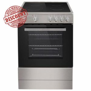 electriQ 60cm Electric Cooker - Stainless Steel