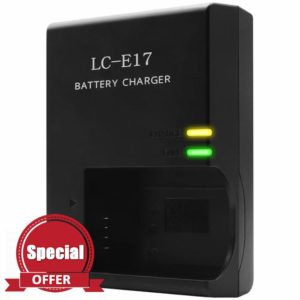LP-E17 LC-E17 Cameras Charger for Canon LC-E17C Battery EOS Rebel T7i T6i T6s SL3 SL2 77D 9000D 8000D 800D 850D 760D 750D 200D M6 M6 Mark II M5 M3 Kiss X8i RP R10 Camera Supply