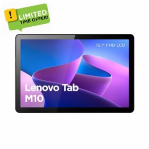 Lenovo Tab M10 3rd Gen Android Tablet | 10 inch Full HD+ | 64GB | Bumper Case | WiFi | 4GB RAM | Strom Grey | Designed for Portable Enertainme