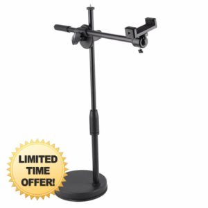 Desktop Photography Phone Holder Bracket Low Angle Shooting Bracket for Photo Video
