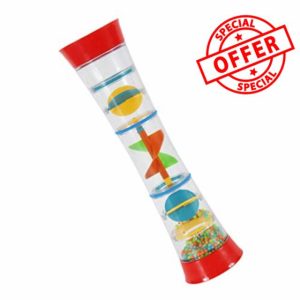 ifundom 2 Pcs Rainphone Musical Toys Preschool Educational Toy Educational Musical Toys Kaleidoscopes Toy Musical Toys for Children’s Toys Rotating Kaleidoscope Red Plastic