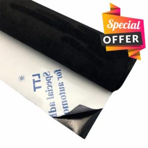 Self-adhesive car interior adhesive