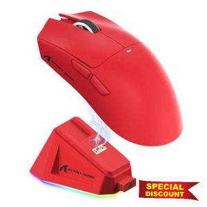 ATTACK SHARK X11 Gaming Mouse with Magnetic Charging Dock