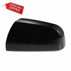 X AUTOHAUX Car Rear View Left Side Mirror Cover Cap Replacement Gloss Black for Vauxhall Zafira B MK2 2009-2014 Mirror Guard Covers Exterior Decoration Trims