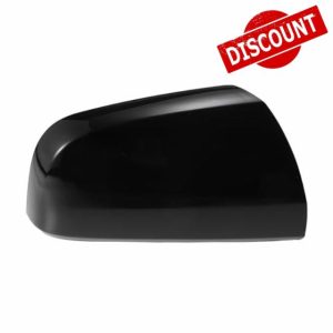X AUTOHAUX Car Rear View Right Side Mirror Cover Cap Replacement Gloss Black for Vauxhall Zafira B MK2 2009-2014 Mirror Guard Covers Exterior Decoration Trims