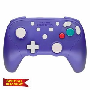 Retro Fighters BattlerGC Wireless 2.4G Controller Purple - Gamecube