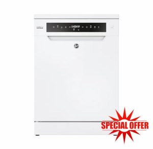 Hoover HF 6B4S1PW-80 H-DISH 700 16 Place Full Size Freestanding Dishwasher - White - B Rated            [Energy Class B]