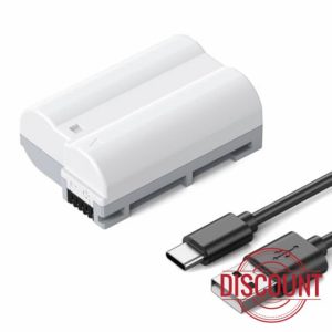 K&F Concept 2600mAh EN-EL15C Battery Compatible with Zf Z8 Z7II Z7 Z 6II Z6 Z5 D850 D810 D810A D780 D750 D7500 D7200