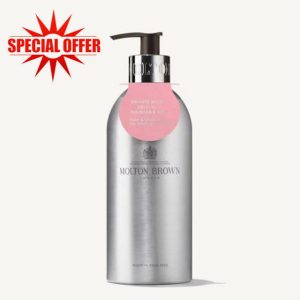 Molton Brown Delicious Rhubarb and Rose Bath and Shower Gel Infinite Bottle 400 ml