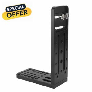 L Bracket Plate for DSLR Camera Stand Stabilizer Universal for SHOOT Camera Vertical Video for SHOOTing Universal L Bracket Quick Release Plate with Muti 1/4 Inch and 3/8 Inch