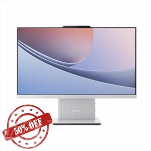 IdeaCentre AIO All-in-One Desktop PC | 24 inch Full HD | Intel Core i5-13420H | 16GB RAM | 512GB SSD | Windows 11 Home | Luna Grey | Wireless EOS Keyboard and Mouse