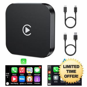 Wireless Carplay & Android Auto Adapter 2 in 1