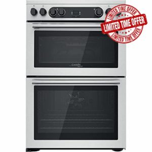 Cannon by Hotpoint CD67V9H2CX/U Electric Cooker with Ceramic Hob - Stainless Steel - A/A Rated
