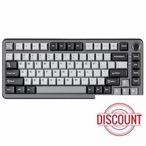 YUNZII RT75 Rapid Trigger Gaming Keyboard Hall Effect Keyboard Magnetic Switch Adjustable Actuation Esports 75% Layout TKL Mechanical Keyboard RGB PBT Keycaps (Black