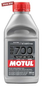 WOL DOT 4 Brake Fluid Motul 109452 Brake Fluid Factory Line RBF700 500ML - Fully Synthetic Brake Fluid (1 Unit)